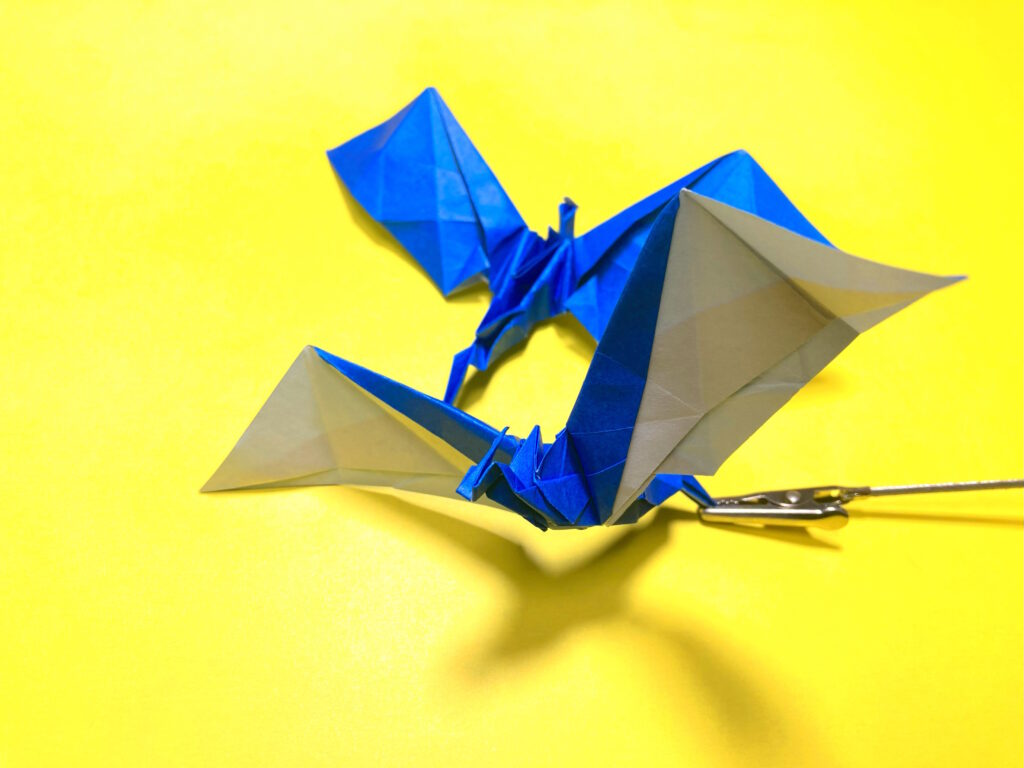 折り紙　大きな翼のドラゴン飛竜の簡単な作り方7